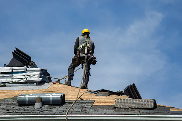 Professional Roofing technician working in Lawtell, LA